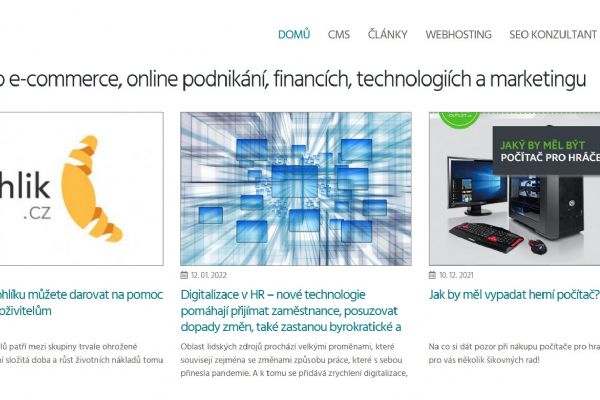 Online magazín o e-commerce Online magazín o e-commerce