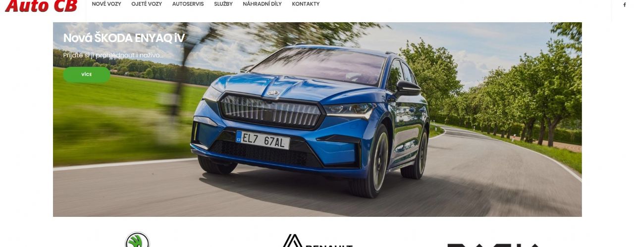Vytvořili jsme nový web pro autosalon Auto CB v Plzni Vytvořili jsme nový web pro autosalon Auto CB v Plzni